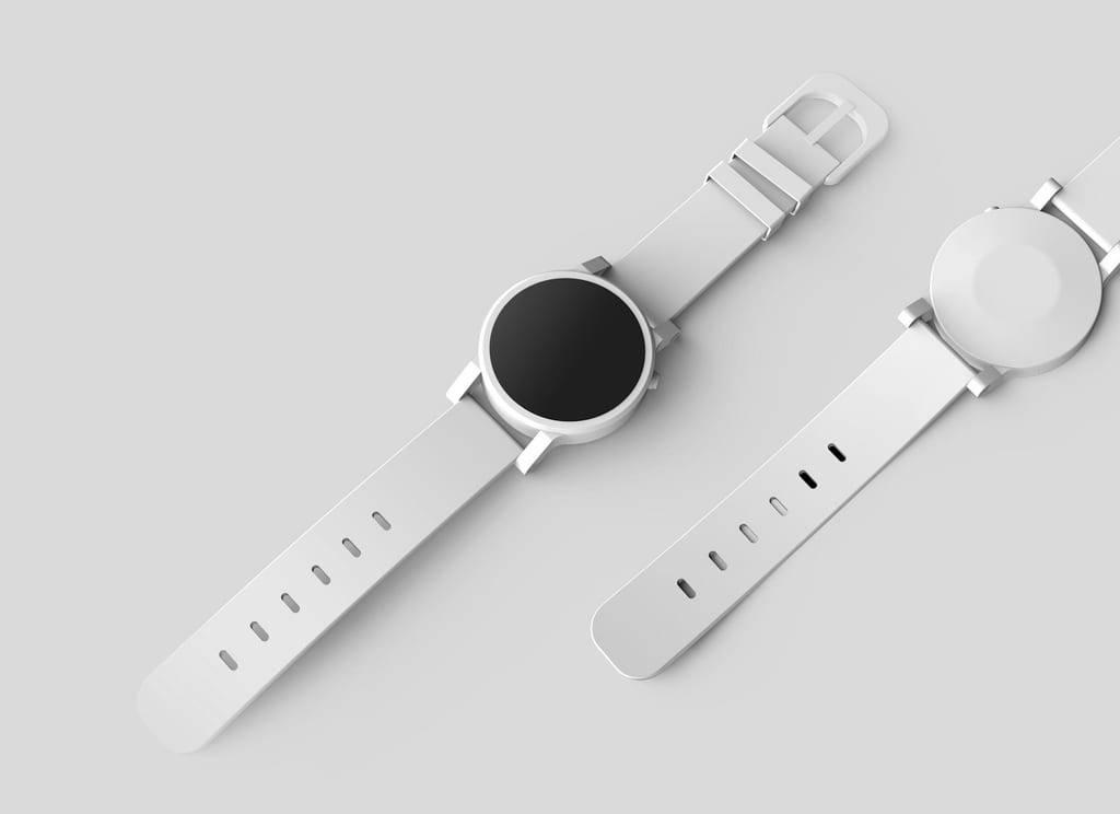 Luxury wristwatch on display